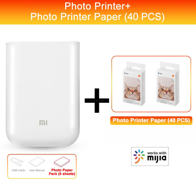 Mi Portable Photo Printer Xiaomi Pocket Printer