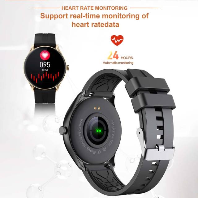 New SENBONO MAX9 Smart Watch Men 1.32 inch Full Touch Screen Sport Fitness IP68 Waterproof