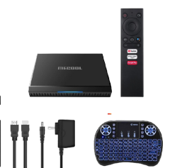 Mecool KM6 deluxe Wifi 6 Amlogic S905X4 Android 10.0 Google Certified 1000M Google Voice TV BOX