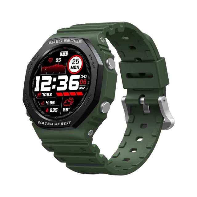 New Zeblaze Ares 2 Rugged Fashion Smart watch 50M Waterproof Heartrate Blood Pressure