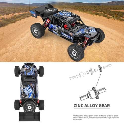 Wltoys 124018 1:12 RC Car 60Km/h 2.4G 4WD High Speed Off-road Crawler RTR Climbing Adults Remote Control Car