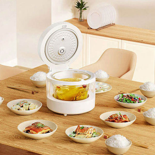 2023 New Xiaomi Mijia 4L Transparent Steam Electric Intelligent Rice Cooker
