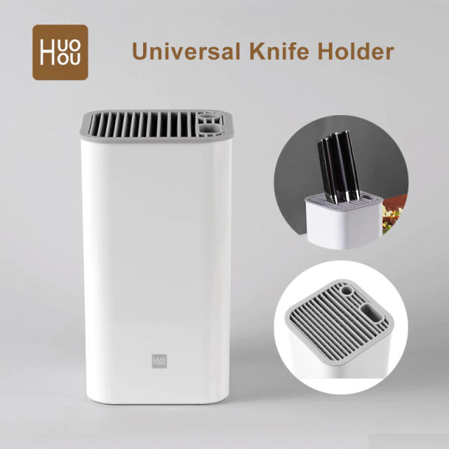 Xiaomi Mijia Huohou Kitchen Knife Stand Tool Holder Multifunctional Tool Holder Knife Block Cooktops Tube Shelf Chromorphous