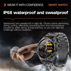 LIGE Bluetooth Call Watch Smart Watch Men Full Touch Fitness Tracker Blood Pressure