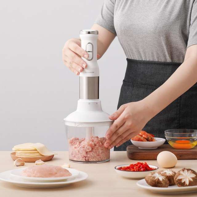New XIAOMI MIJIA QCOOKER CD-HB01 hand Blender Electric Kitchen Portable Food Processor mixer juicer