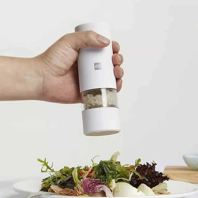 Xiaomi Youpin Huohou Electric Automatic Mill Pepper And Salt Grinder LED Light 5 Modes Peper Spice Grain Pulverizer