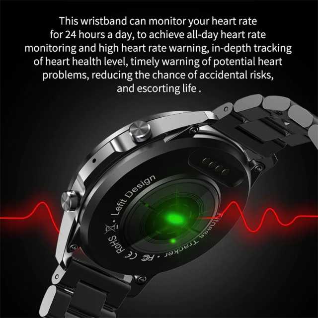 LIGE Bluetooth Call Watch Smart Watch Men Full Touch Fitness Tracker Blood Pressure