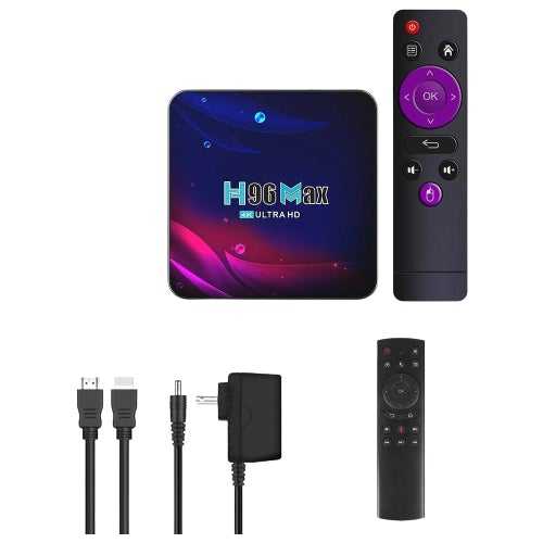 New H96 Max V11 Android 11.0 TV Box Quad core 4K Google Voice Set Top Box Smart Android TV Box