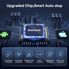 Baseus 15W Automatic Alignment Car Phone Holder Wireless Charger