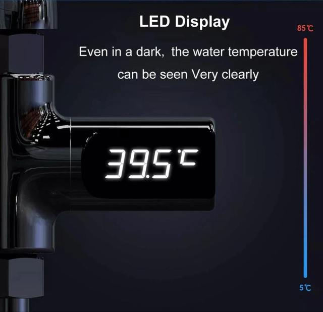 Xiaomi Youpin LED Display Home Water Shower Thermometer Temperture Meter Monitor