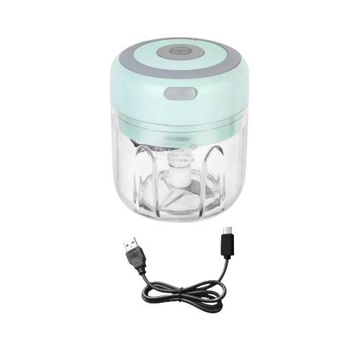 100/250ML Mini Electric Garlic Chopper USB Charging Ginger Masher Machine