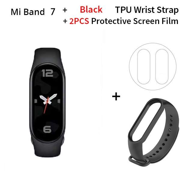 New Xiaomi Mi Band 7 Smart Watch Bracelet 1.62" AMOLED Screen Blood Oxygen Fitness Tracker