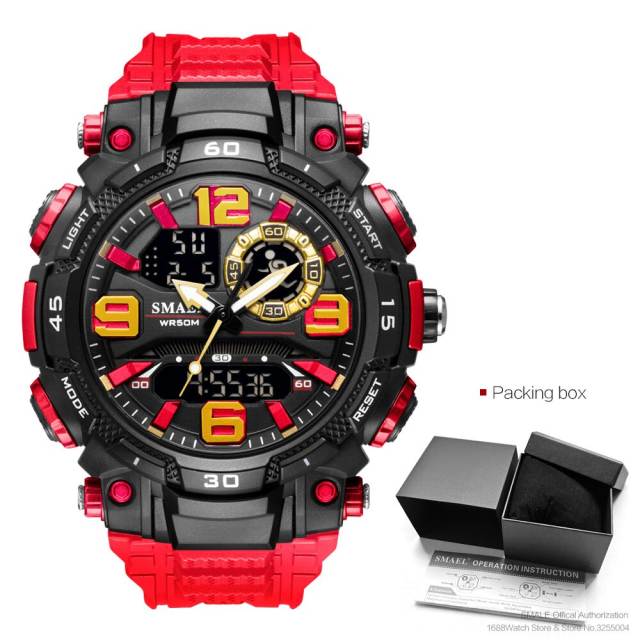 SMAEL New Digital Watch Military Sport Waterproof Wristwatch Quartz Watches