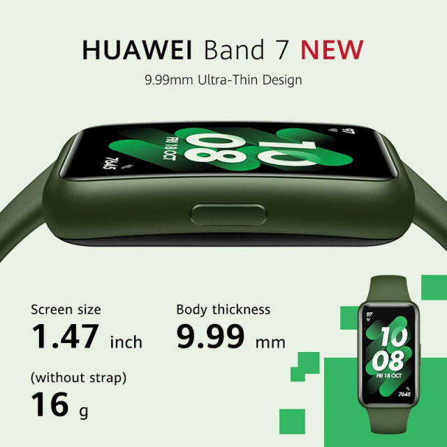 New Huawei Band 7 Smart Sports Watch Waterproof Full Screen Blood Oxygen Monitoring