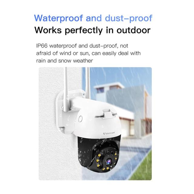 Vstarcam New Outdoor Security Camera Wireless IP Camera Dome 3MP HD Waterproof IR Color Night Two way Smart Home
