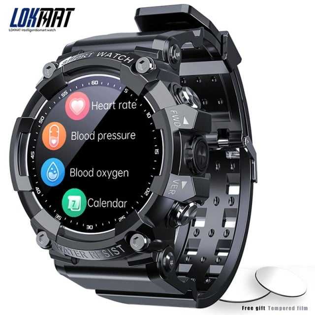 LOKMAT ATTACK 3 Fitness Tracker Smart Watch Bluetooth Call Heart Rate Monitor blood pressure