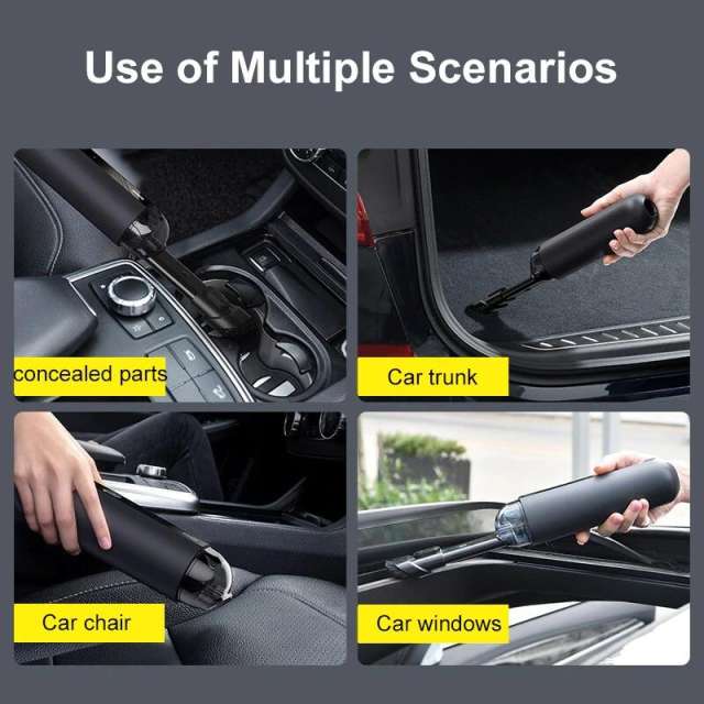 Baseus Portable Car Vacuum Cleaner Handheld 5000Pa Suction For Home Desktop Cleaning Mini Vacuum Cleaner