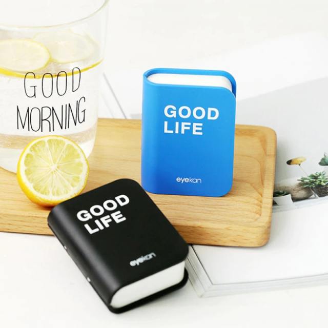 Book shape contact lens case with mirror color contact lens case eye contact lens case travel kit box