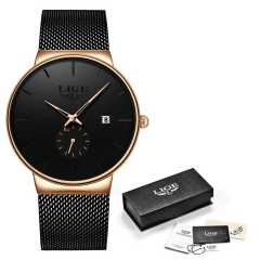 LIGE Quartz Clock Sports Men Watch Top Brand Luxury Famous Dress Fashion Watches