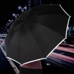 New Xiaomi Folding Light-emitting LED Reverse Umbrella Ten-bones Three-folding Automatic Umbrella