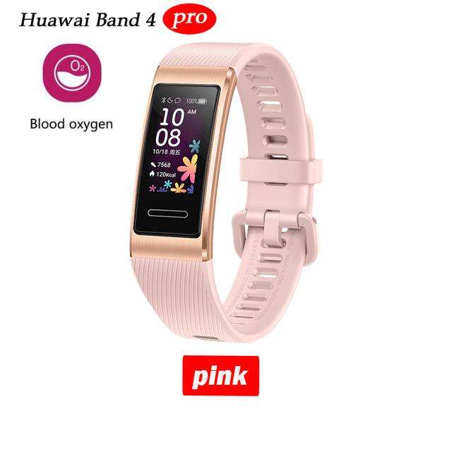 Huawei Band 4 PRO Heart Rate GPS SpO2 Blood Oxygen Smartwatches Global Version