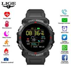 LIGE New Sport Smart Watch Men Women Heart Rate Blood Pressure Fitness Tracker Sports Bracelet
