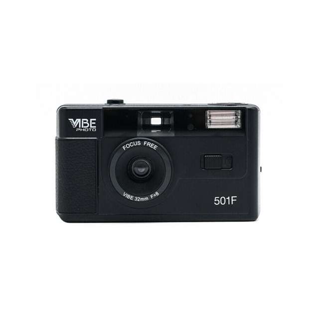 New Vibe Vintage Retro 501F 35mm Reusable Non-Disposable Film Camera
