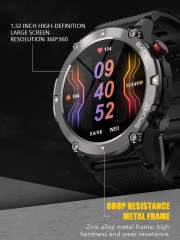 2022 LEMFO LF26 Max Smart Watch Men Bluetooth Call Smartwatch  IP68 Waterproof 360 HD Screen 15 Days Standby