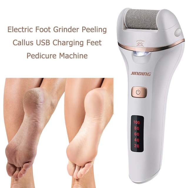 Electric Foot File Grinder Dead Dry Skin Callus Remover Rechargeable Feet Pedicure Tool Foot Care Tools