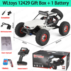 Wltoys 12429 4WD 1/12 Electric Climbing High-speed Off-road Vehicle Simulation Car Remote Car