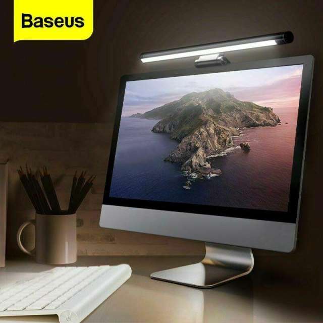 Baseus USB LED Desk Lamp E-Reading Screen Light Hanging Computer Dimmable Strip