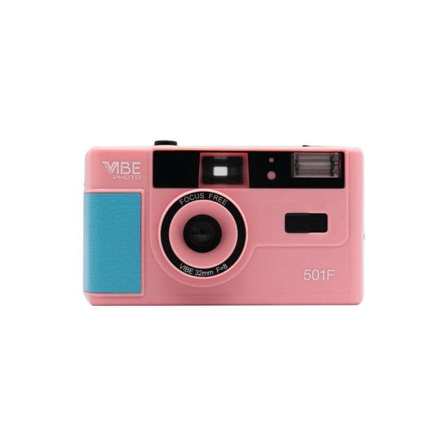 New Vibe Vintage Retro 501F 35mm Reusable Non-Disposable Film Camera