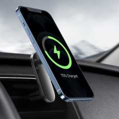Baseus Magnetic Car Phone Holder Wireless Charger for Apple iPhone 14 13 12 11 Pro Max Wireless Charging Phone Holder Charger