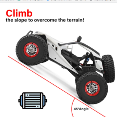Wltoys 12429 4WD 1/12 Electric Climbing High-speed Off-road Vehicle Simulation Car Remote Car