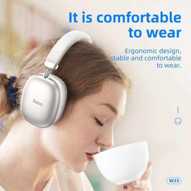 HOCO Wireless Headphones Sport Bluetooth 5.3 HIFI Stereo Earphone