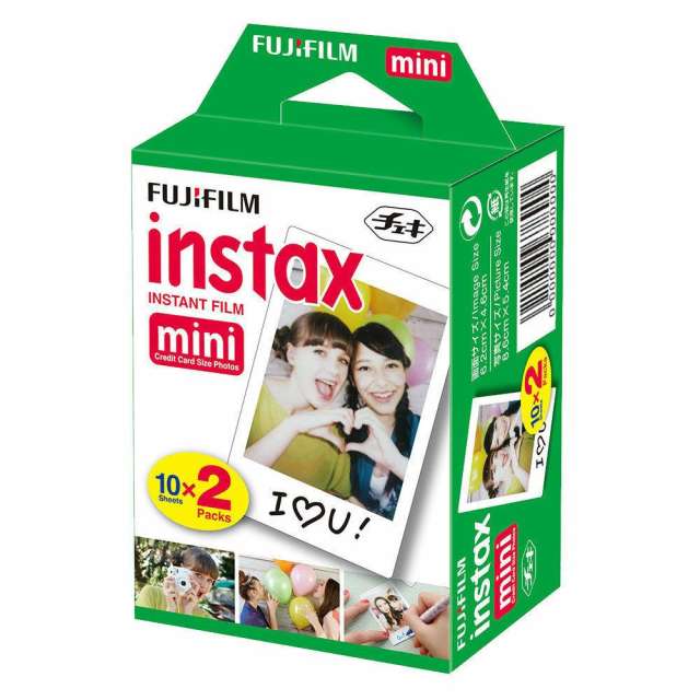 New 20 Shots Fuji Film Instax Mini Fujifilm Mini 9 8 7 s Mini 90 50 Camera Film
