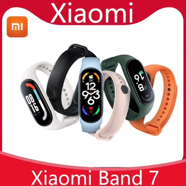 New Xiaomi Mi Band 7 Smart Watch Bracelet 1.62" AMOLED Screen Blood Oxygen Fitness Tracker