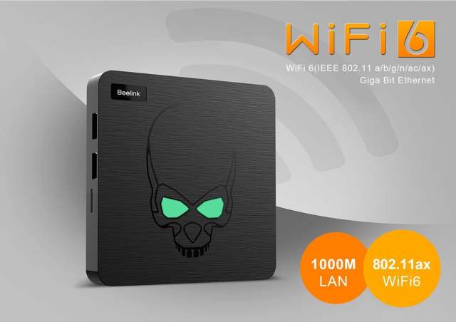 Beelink GT King Amlogic S922X WiFi 6 Android 9.0 TV Box 4GB 64GB Voice Control