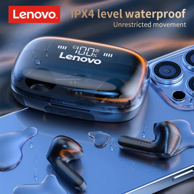 Lenovo QT81 TWS Earphone Bluetooth 1200mAh Earbud Noise Cancelling Earphone