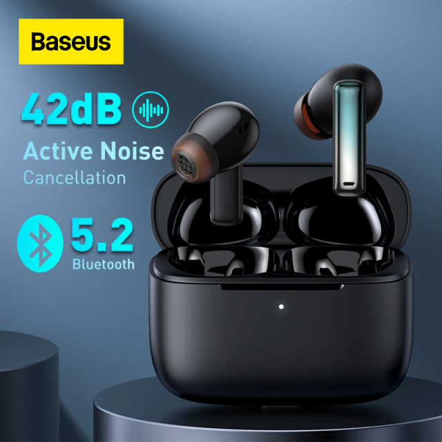 Baseus Bowie M2 ANC TWS Bluetooth 5.2 Earphones Active Noise Cancelling Headphones