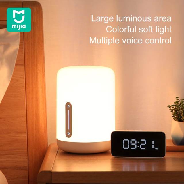 Xiaomi Mijia Bedside Lamp 2 WiFi Connection Touch Panel APP Control Works