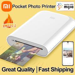 New Xiaomi Portable Mini Printer Mijia Mi ZINK Photo Pocket Printer AR Video Thermal DIY Color Print Sticker