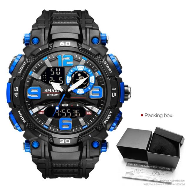 SMAEL New Digital Watch Military Sport Waterproof Wristwatch Quartz Watches