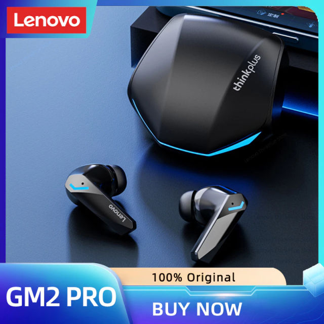 Lenovo GM2 Pro 5.3 Earphone Bluetooth Wireless Earbuds Low Latency Headphones With Mic