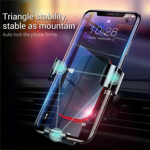 Baseus 360° Car Air Vent Phone Holder CD Slot Stand Mount