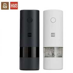 Xiaomi Youpin Huohou Electric Automatic Mill Pepper And Salt Grinder LED Light 5 Modes Peper Spice Grain Pulverizer