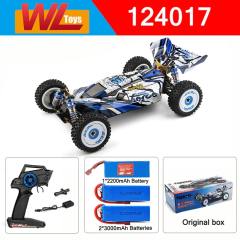 Wltoys 124017 1/12 V2 Brushless E- RC Car 75km/H High Speed Metal Chassis RC Car
