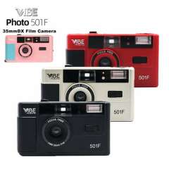 New Vibe Vintage Retro 501F 35mm Reusable Non-Disposable Film Camera