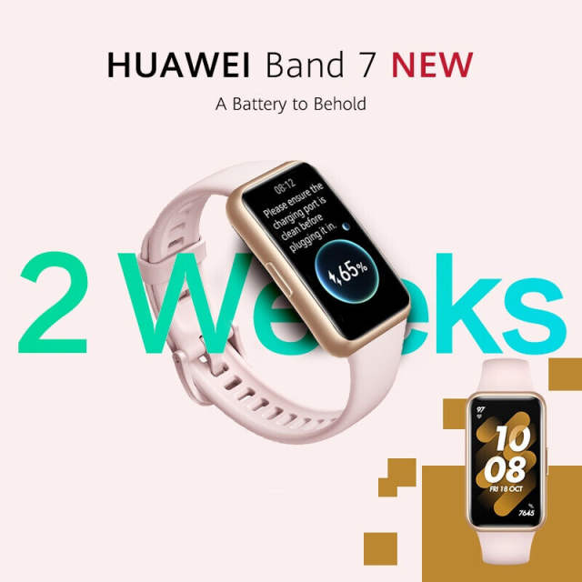 New Huawei Band 7 Smart Sports Watch Waterproof Full Screen Blood Oxygen Monitoring