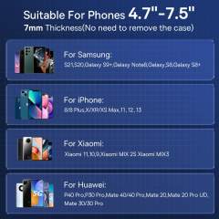 Baseus 15W Automatic Alignment Car Phone Holder Wireless Charger